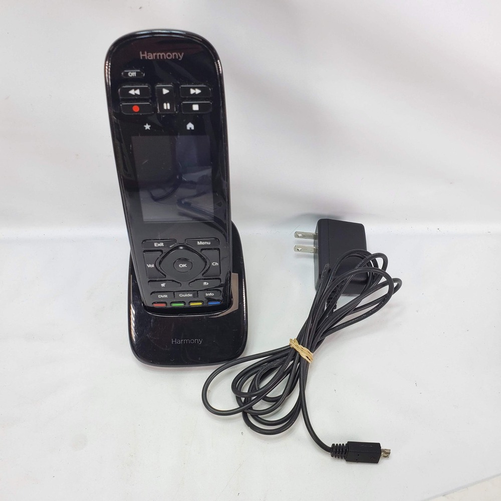 Logitech Harmony Ultimate One Universal Remote Black Touchscreen Rechargeable
